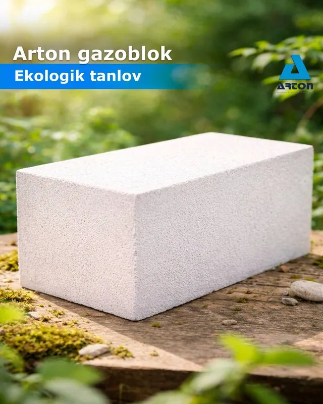 Gazoblok Arton Germaniya texnalogiyasida ishlab chiqariladi — фото 6