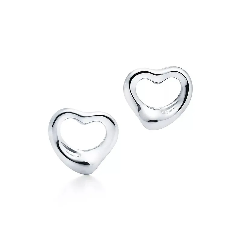 NEW Серьги Tiffany & Co Elsa Peretti Open Heart 600201 — фото 3