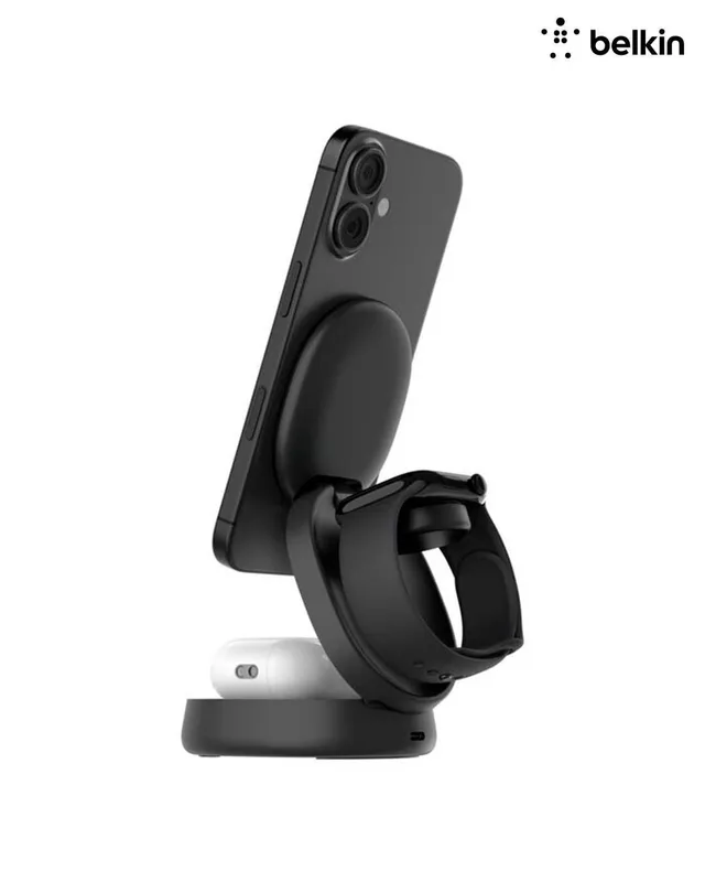 Беспроводная зарядка Belkin 3-in-1 Convertible Charging Stand — фото 3