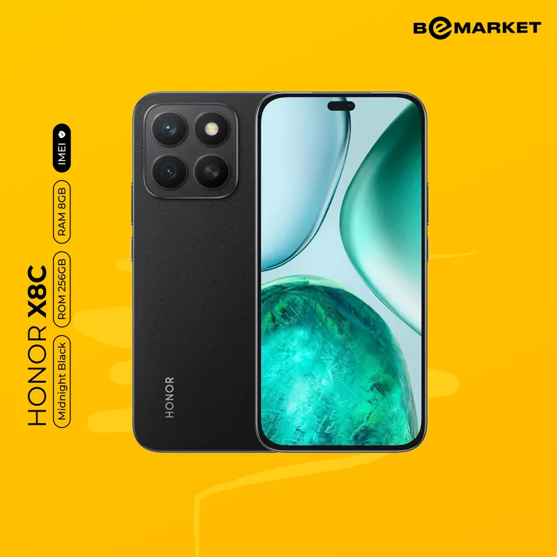 Honor X8c, Midnight Black, 8/256 GB Honor X8c, Midnight Black, 8/256 GB