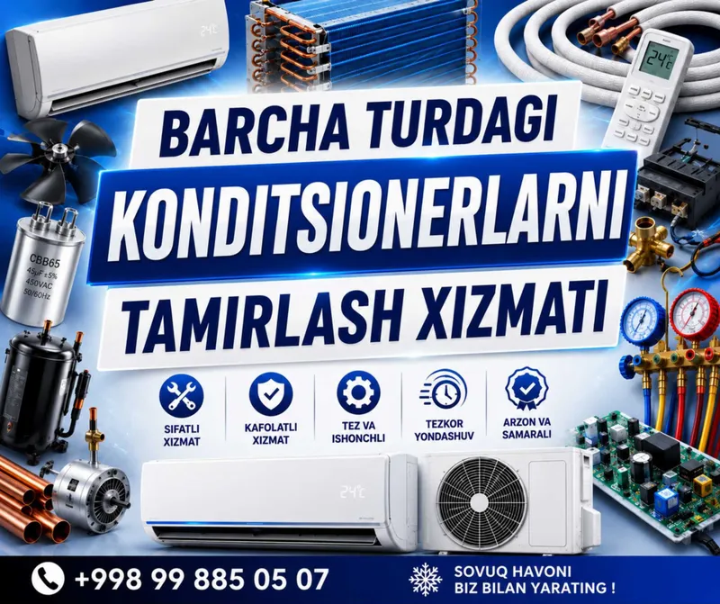 Konditsioner | Kansaner | Kanditsioner | remont qilish xizmatlari