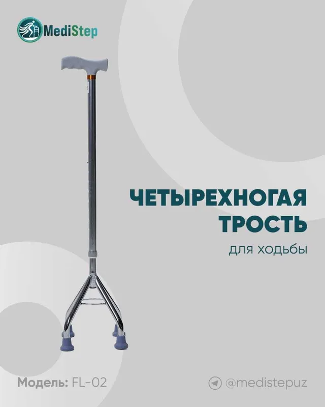 Трость для ходьбы в четыре ноги FL-02