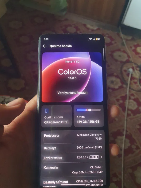 oppo Reno 11 5g 12/256