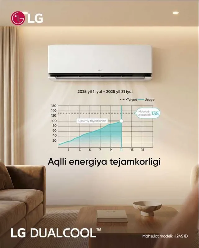 Кондиционер LG! Арзон! Kondisioner LG! LG Dual Cool 12 Inverter! — фото 7 Кондиционер LG! Арзон! Kondisioner LG! LG Dual Cool 12 Inverter! — фото 7