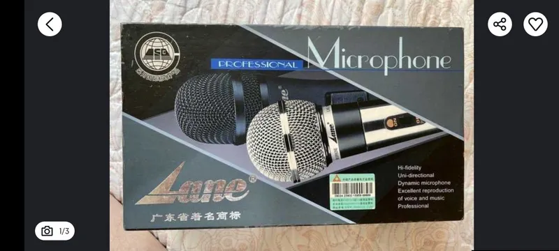 Проводной микрофон караоке Jialipu lane LM-580 1 Проводной микрофон караоке Jialipu lane LM-580 1