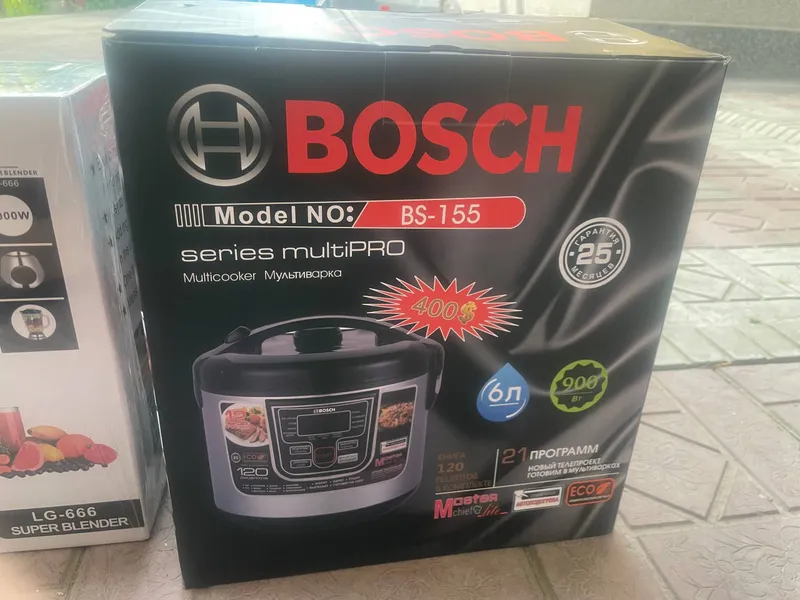 Bosch Multivarka xolati yangi xali ishlatilmagan Bosch Multivarka xolati yangi xali ishlatilmagan
