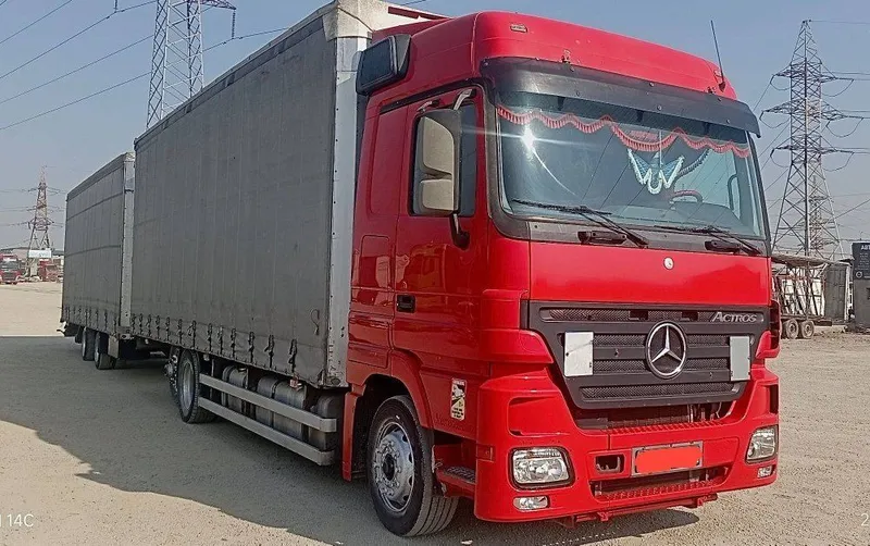 Mercedes-Benz Actros + Tramp Trail Прицеп Сотилади — фото 3
