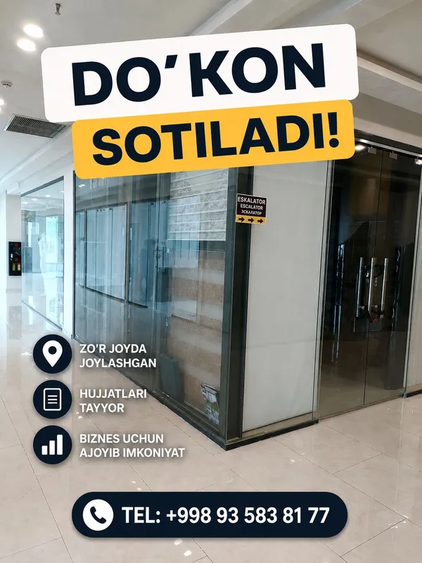 Do'kon sotiladi tayyor beznis