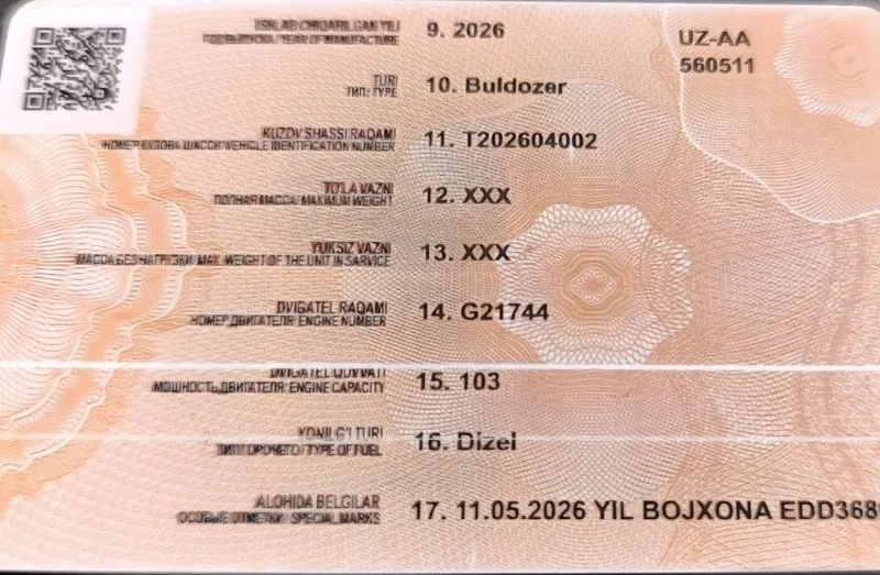 Булдозир сотилади 2026Й 2 Булдозир сотилади 2026Й 2