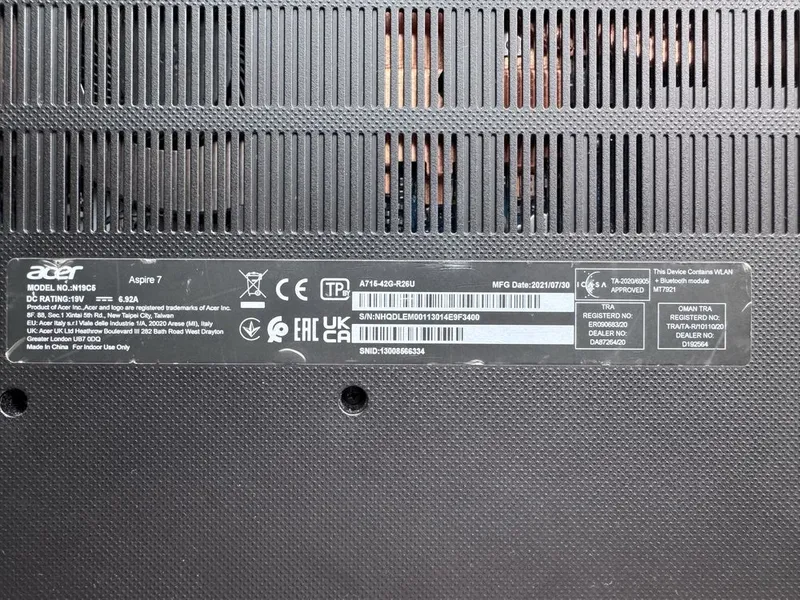 Продам Acer Aspire 7 A715-42G-R26U 2 Продам Acer Aspire 7 A715-42G-R26U 2