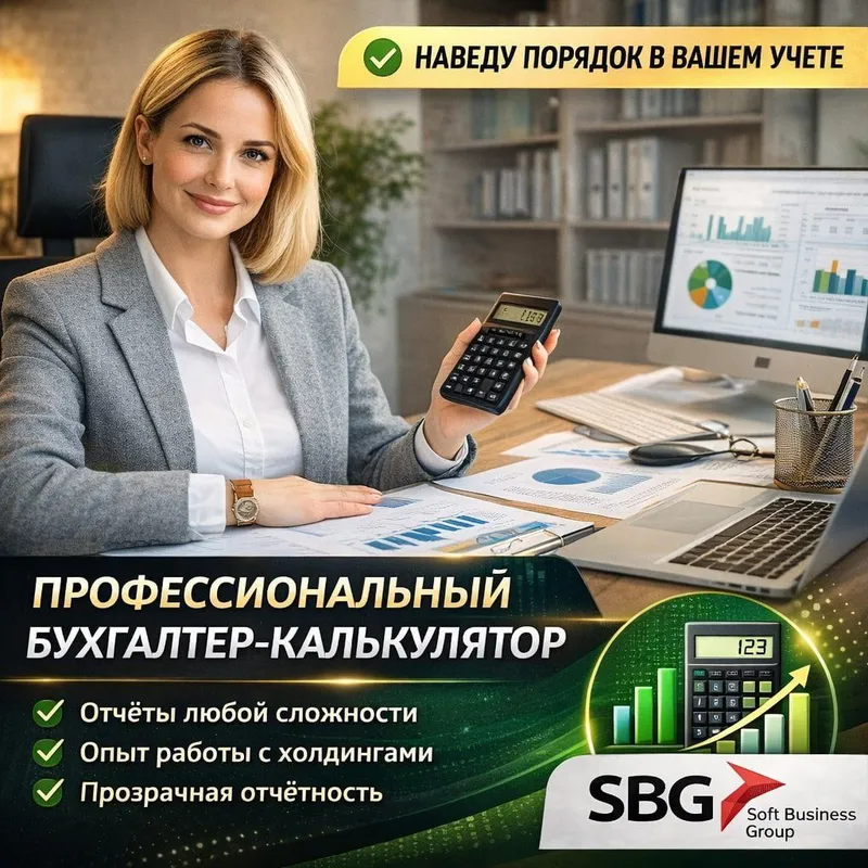 Бухгалтер калькулятор . С нами учет будет прост и стабилен