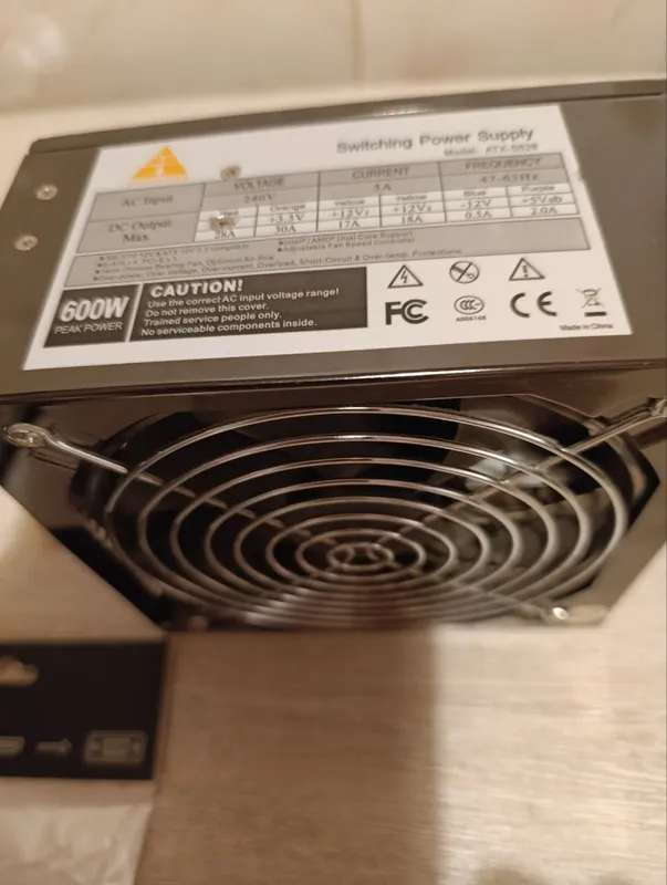 Блок питания 600 W