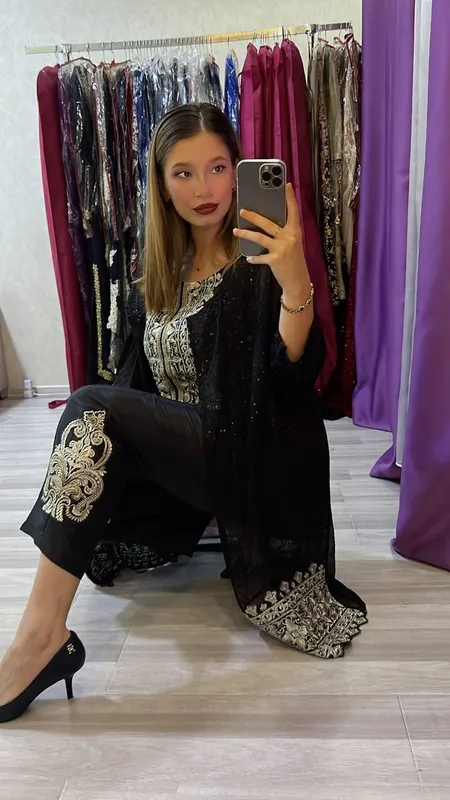 Shim-kostyumlar sharqona uslubda tayyorlangan 5