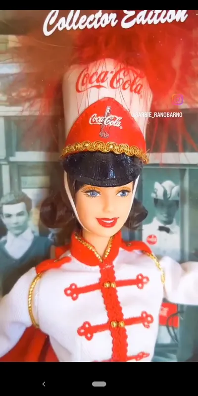 barbie coca cola 2001