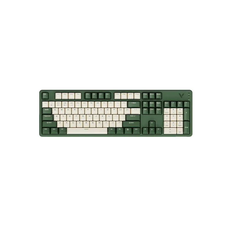 ; Механическая клавиатура GAMING KEYBOARD RAPOO V500PRO Beige Green 1