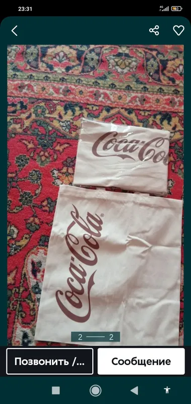 шоппер сумки от кока кола — фото 6