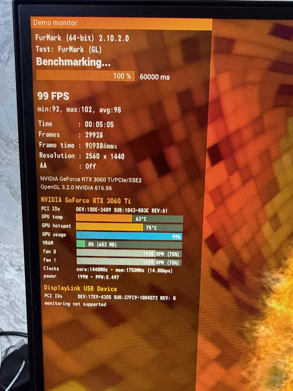 RTX 3060 Ti Asus Dual videokartasi 7