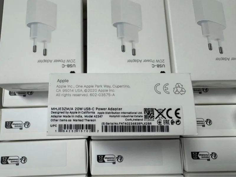 Блок питания apple 20w, 2024, оригинальная зарядка доя iphone — фото 4