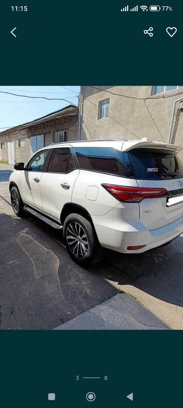 Toyota Fortuner 4х4 Белый жемчуг. — фото 1