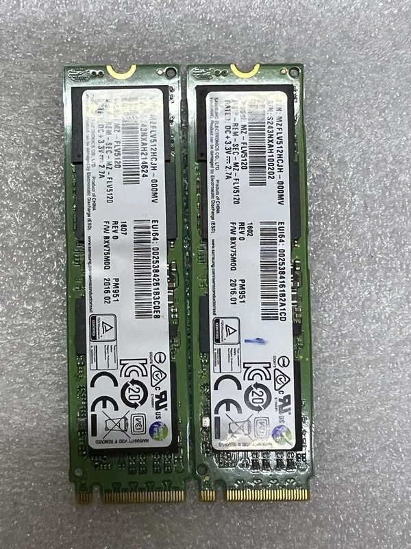 SSD 256gb nvme от ведущих брендов pulout здовье 90-99% — фото 3