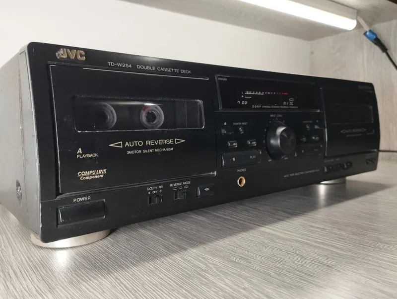 JVC TD-W254 audio magnitola, yaxshi holatda — фото 3