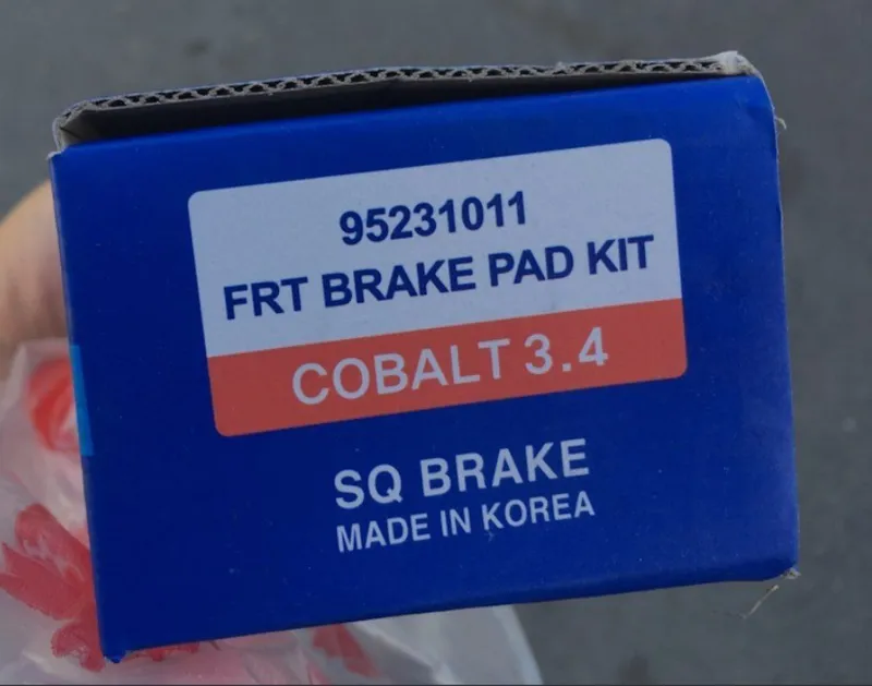 Cobalt yengil avtomobili uchun Super-Q (Koreya) old tormoz kolodkalari 4 Cobalt yengil avtomobili uchun Super-Q (Koreya) old tormoz kolodkalari 4