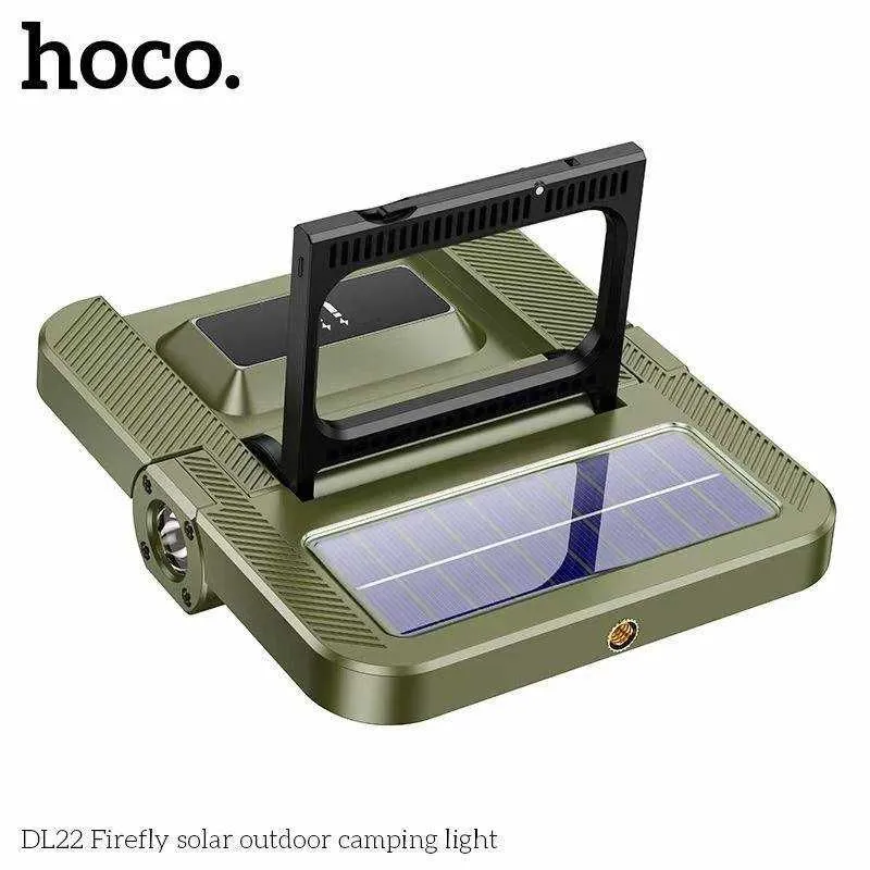 Hoco DL22 Solar Led Многофункциональная походная лампа для кемпинга — фото 3