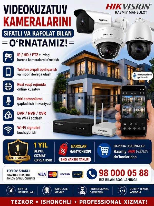 Kamera ustanovka камера установка wifi