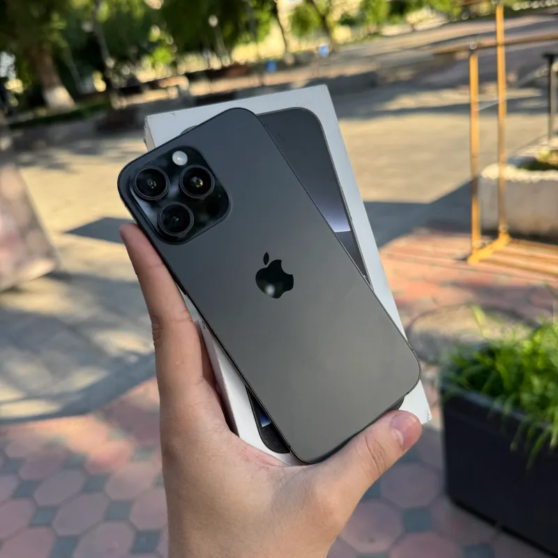 Iphone 16 max qora rangda 512Gb 91% Dual sim — фото 2