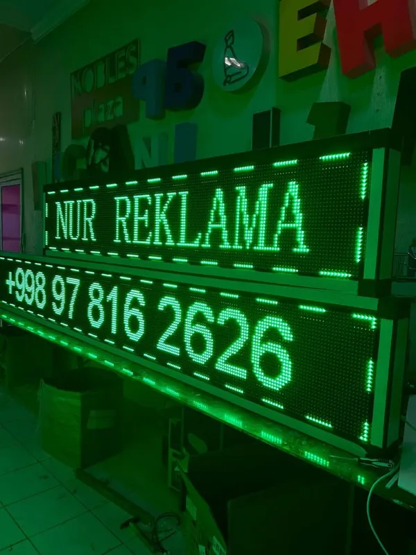 Elektron tablo Бегушая строка LED ekran — фото 5