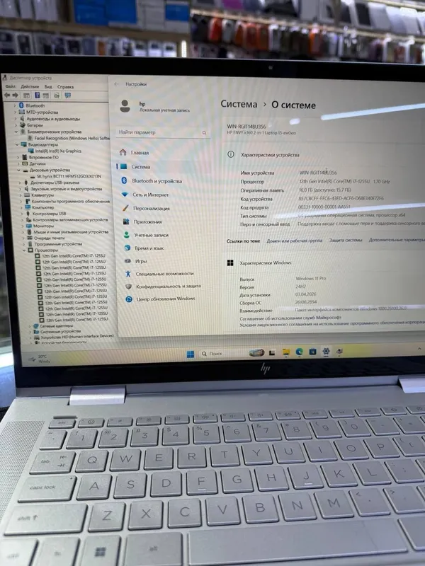HP Envy x360 i7 12-avlod 16GB 512GB SSD sensor 360 ideal — фото 4 HP Envy x360 i7 12-avlod 16GB 512GB SSD sensor 360 ideal — фото 4