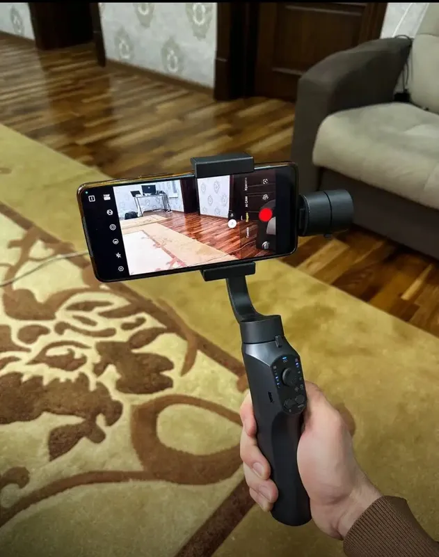 Smartfonlar uchun F10 PRO uch oʻqli stabilizator 3