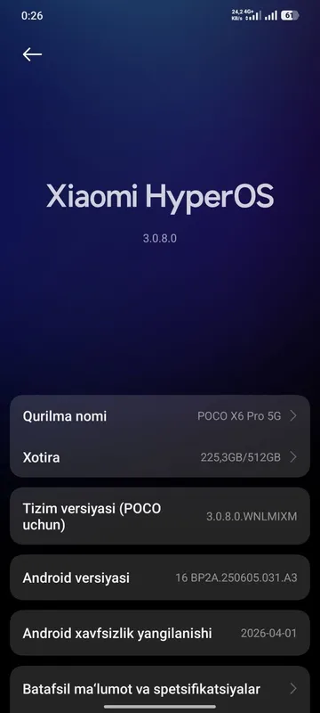 Poco x6 pro 5G srochna sotiladi 2 Poco x6 pro 5G srochna sotiladi 2
