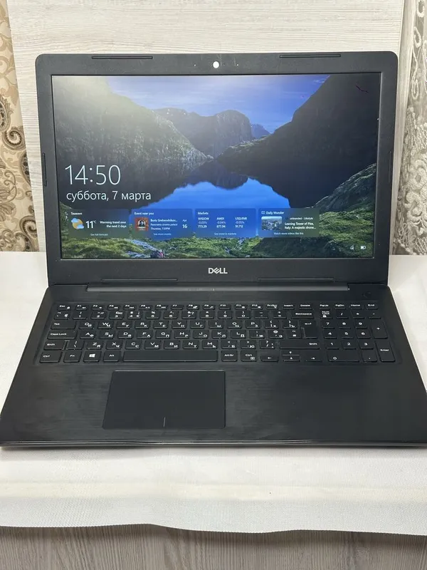 Laptop ноутбук Dell Inspiron 15 intel Core i3 8/256 SSD отпечаток