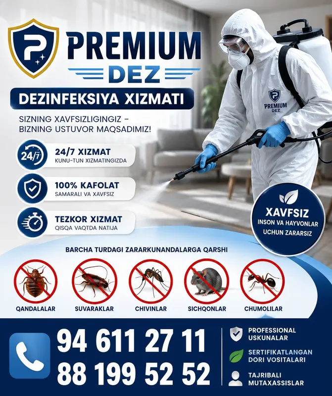 Dzenfeksiya dezinfeksiya dzenseksiya premium arzon narxda Dzenfeksiya dezinfeksiya dzenseksiya premium arzon narxda