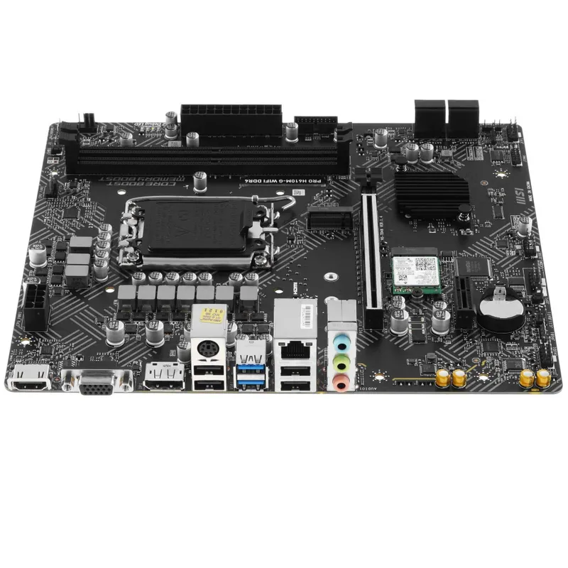 - Материнская плата MSI PRO H610M-G WIFI DDR4 2
