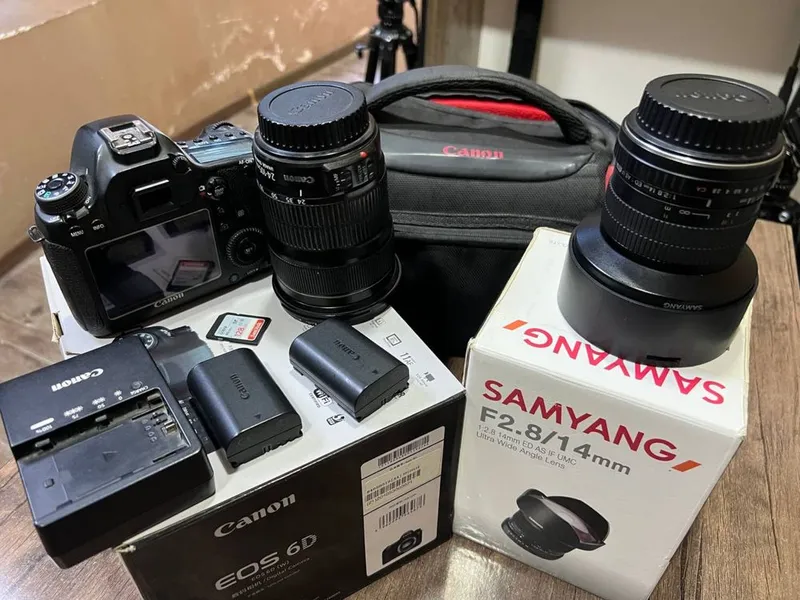 Canon 6 D 2x obyektiv sotiladi — фото 4