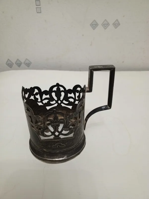 Подстаканник серебряный винтаж 2