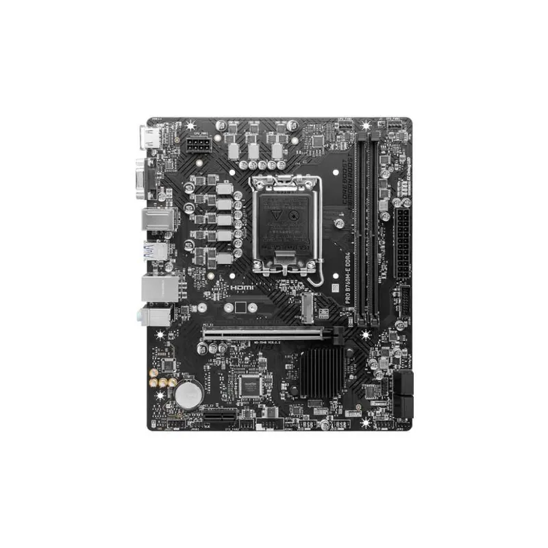 Материнская плата MSI / PRO B760M-E / B760 / LGA1700 / DDR4 2 Материнская плата MSI / PRO B760M-E / B760 / LGA1700 / DDR4 2