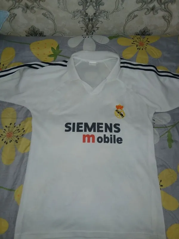 2003–2004 Retro Real Madrid Siemens Mobile forma / jersey