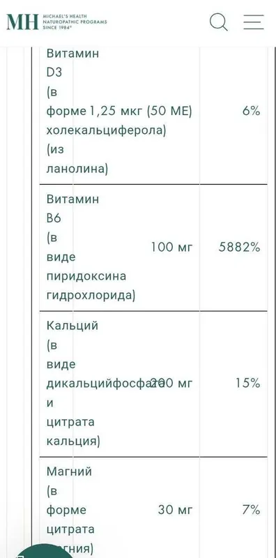 ДОСТАВКИ НЕТ Michael's Health Факторы артериального давления 60 и 90шт — фото 2