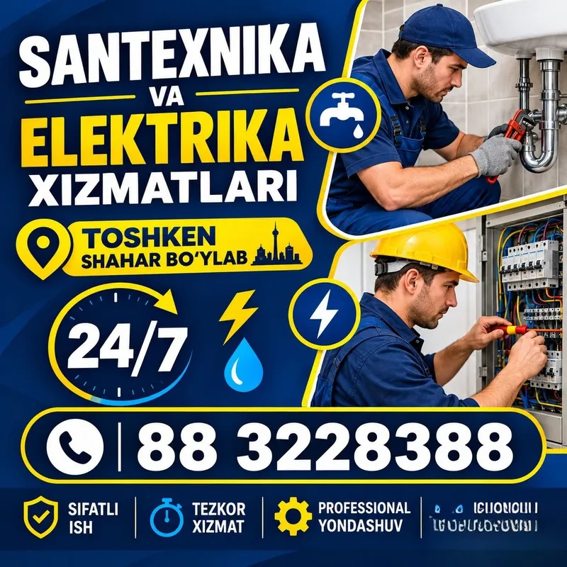 Sifatli va ishonchli santexnika xizmatlari Sifatli va ishonchli santexnika xizmatlari