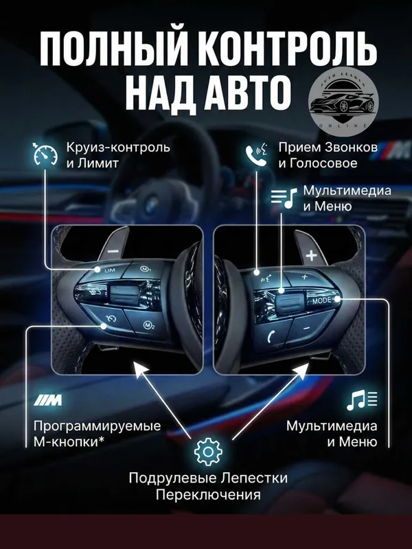 Multimedia rul BMW Sport YANGI MODEL 4 Multimedia rul BMW Sport YANGI MODEL 4