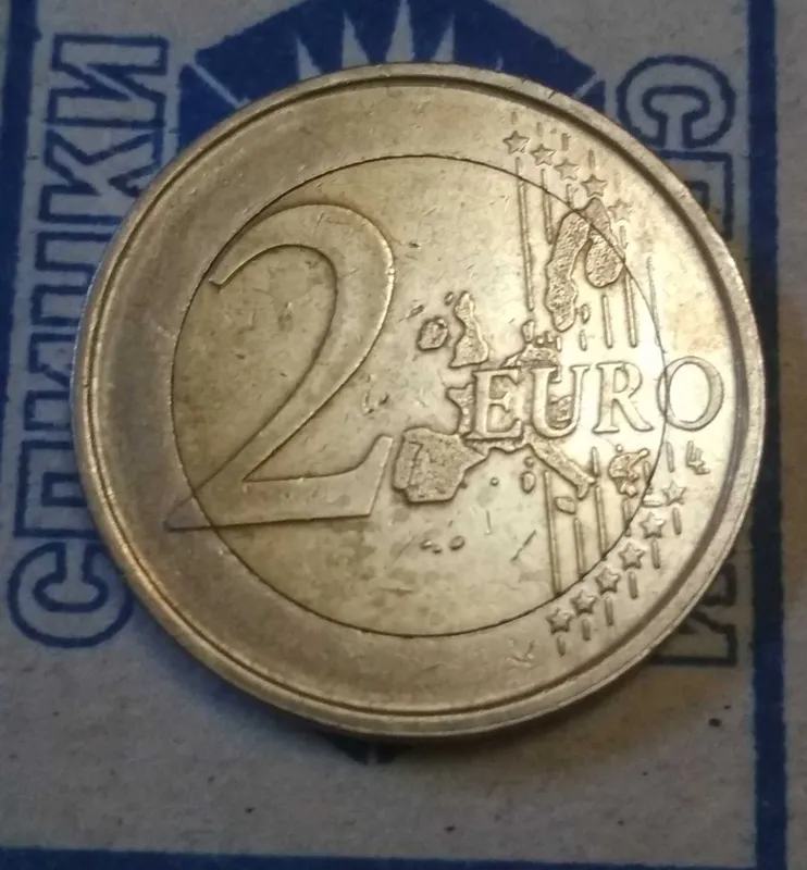 Монета копейка ссср. Евро . — фото 2