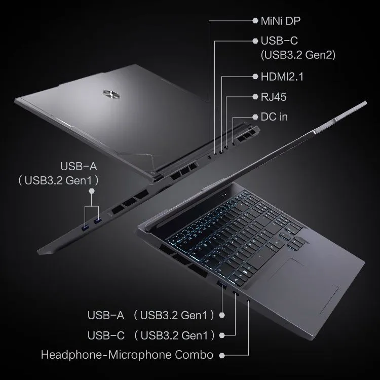 MECHREVO Woji 15 OLED 2.5K Ryzen AI 9 ultrabuki 2