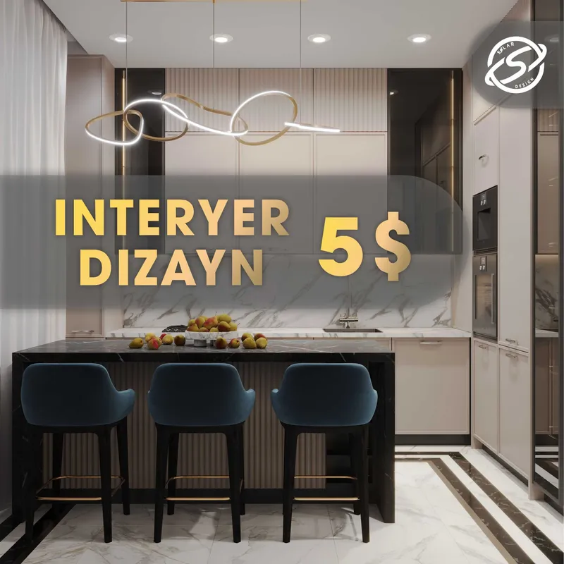 Услуги Интерьер Дизайнера | Interyer dizayner hizmati. 5$ dan