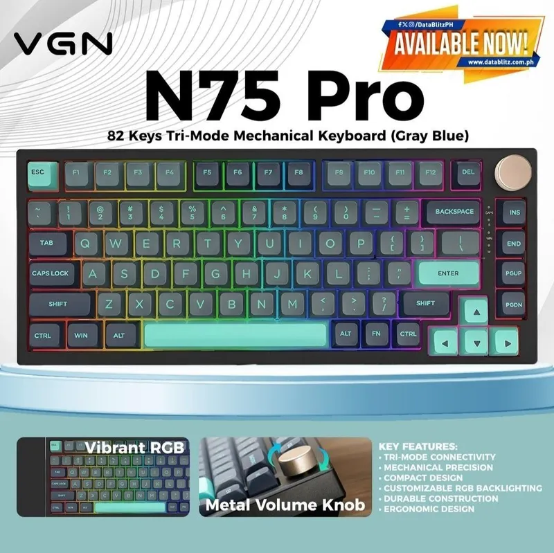 Оригинал! VGN N75 PRO Wireless Беспроводная Механическая Клавиатура — фото 3