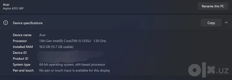 "Acer aspire 5 " 5 "Acer aspire 5 " 5