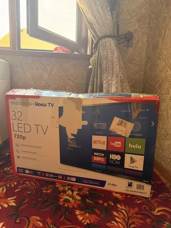 Insignia 32 дюймли (82 см) Smart TV. Yaqinda Amerikadan olib kelingan. 1