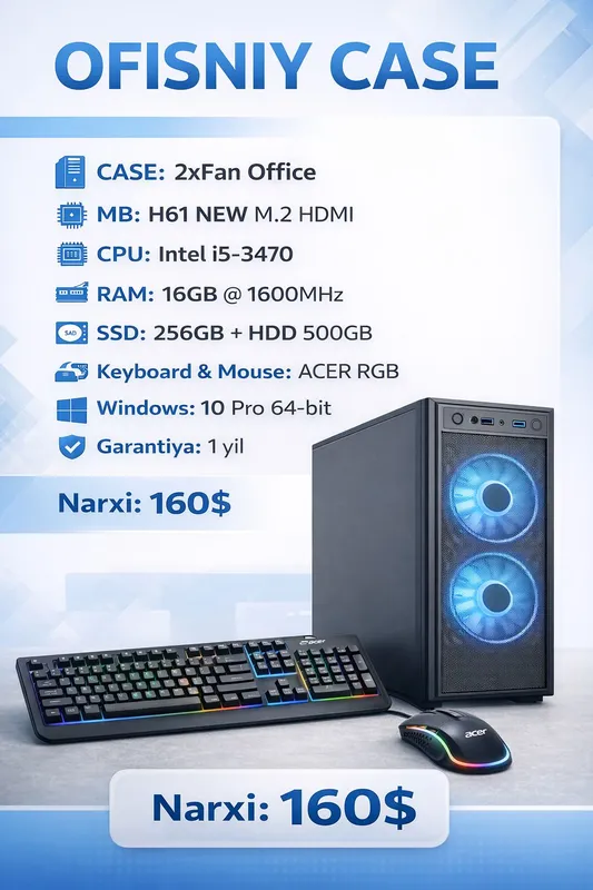 Ofisniy keyslar optom narxda (zakazga yig'amiz)